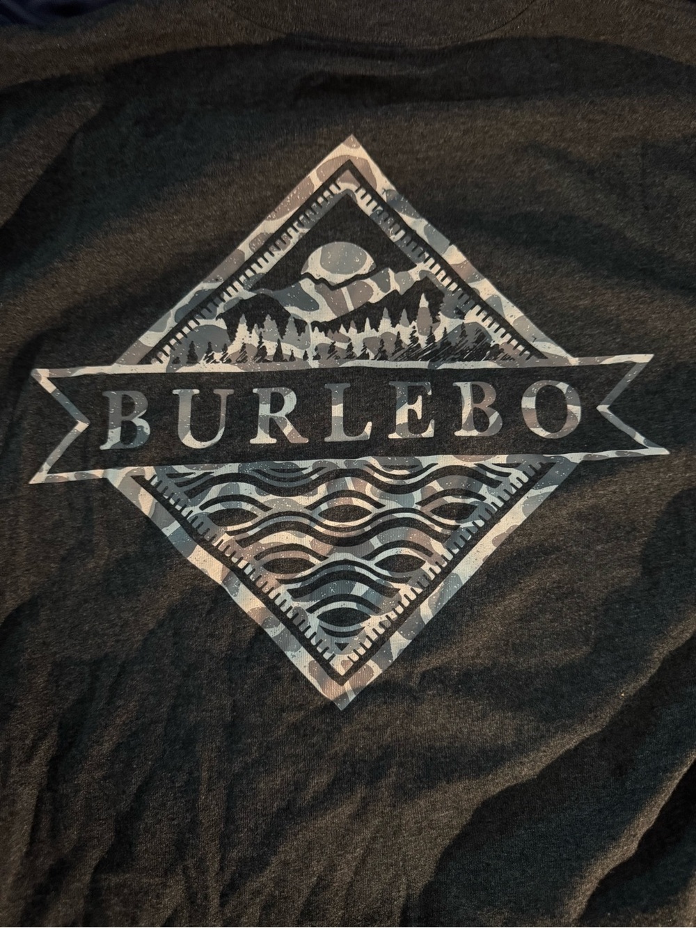 BURLEBO Men's Charcoal Pocket Tee
